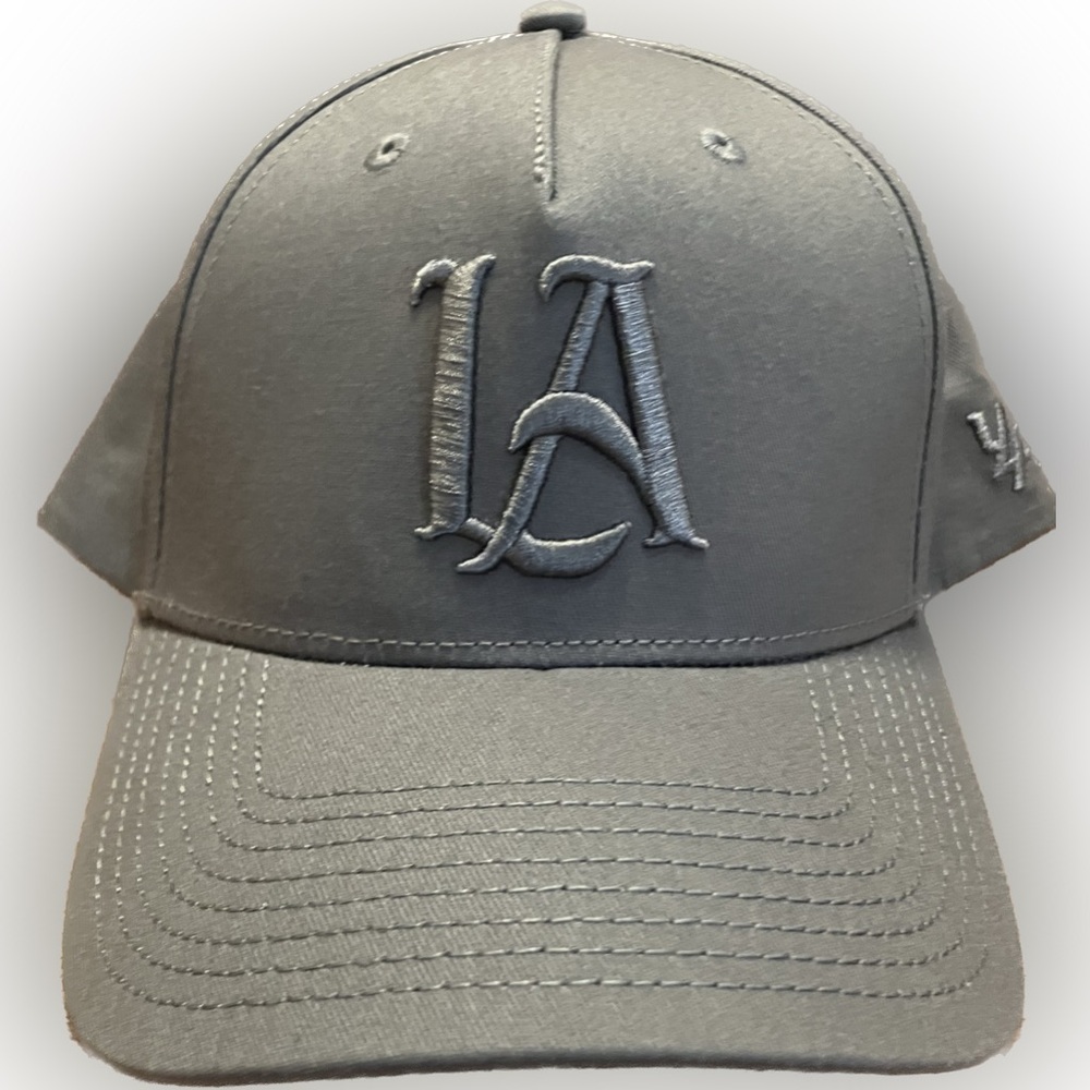YoungLA Charcoal Cap with Embroidered Detail